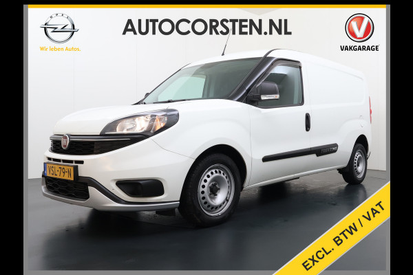 Fiat Doblò Cargo Trekking 1.6JTD 105PK L2H1 3-Peroons Airco Navi* Apple Carplay Android Auto Bluetooth S Trekking Euro 6 Betonplex Vloer Wandbetimmering Schuifdeur Origineel Nederlandse Auto 984kg laadvermogen! 1300kg trekvermogen!