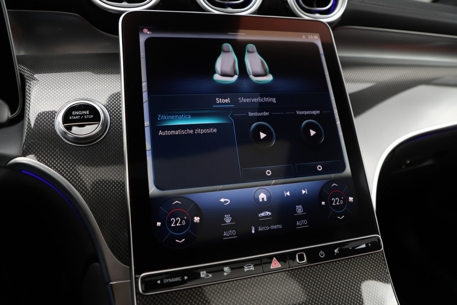 Mercedes-Benz GLC 300e AMG 4-Matic | 313PK | Achterasbesturing | Luchtvering | Head-up | Pano | Keyles-go | Sfeerverlichting | Distronic | Burmest