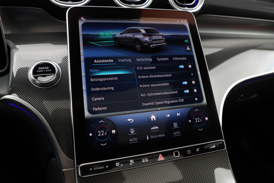 Mercedes-Benz GLC 300e AMG 4-Matic | 313PK | Achterasbesturing | Luchtvering | Head-up | Pano | Keyles-go | Sfeerverlichting | Distronic | Burmest