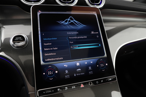 Mercedes-Benz GLC 300e AMG 4-Matic | 313PK | Achterasbesturing | Luchtvering | Head-up | Pano | Keyles-go | Sfeerverlichting | Distronic | Burmest