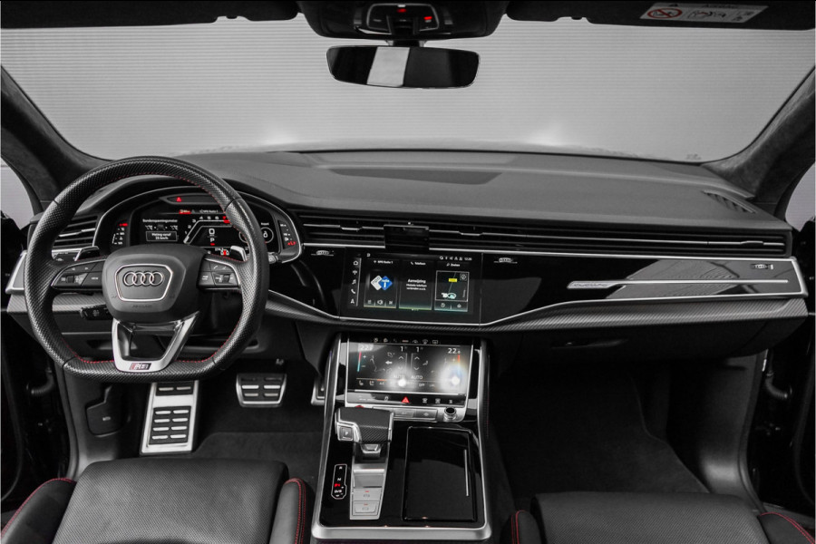Audi Q8 4.0 TFSI RS Q8 Quattro Dynamic+ Keramisch Pano B&O Trekhaak Alcantara 23"