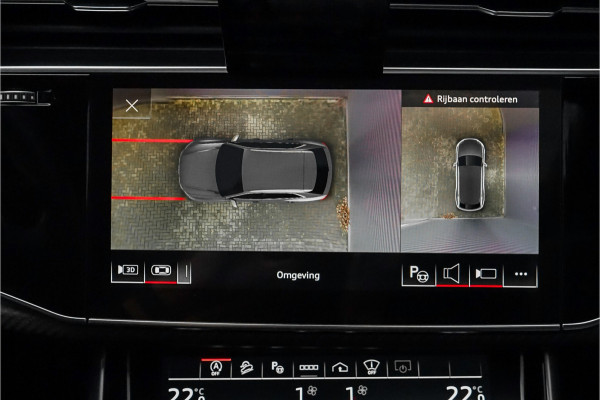 Audi Q8 4.0 TFSI RS Q8 Quattro Dynamic+ Keramisch Pano B&O Trekhaak Alcantara 23"