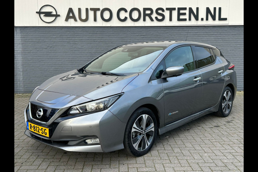 Nissan Leaf N-Connecta 40kWh Navi Ecc 360°Camera Adap.Cruise Pdc Keyless Blindspot Apple Carplay Android Auto Stoel+Stuurverwarming DAB Bluetooth Lmv Privacyglas Zeer compleet!