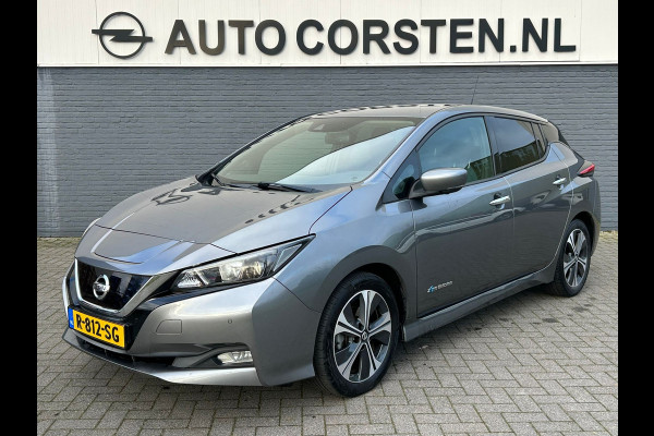 Nissan Leaf N-Connecta 40kWh Navi Ecc 360°Camera Adap.Cruise Pdc Keyless Blindspot Apple Carplay Android Auto Stoel+Stuurverwarming DAB Bluetooth Lmv Privacyglas Zeer compleet!
