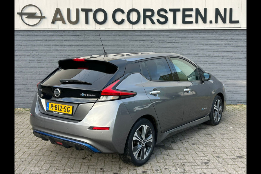 Nissan Leaf N-Connecta 40kWh Navi Ecc 360°Camera Adap.Cruise Pdc Keyless Blindspot Apple Carplay Android Auto Stoel+Stuurverwarming DAB Bluetooth Lmv Privacyglas Zeer compleet!