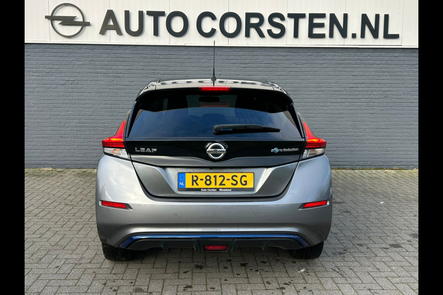 Nissan Leaf N-Connecta 40kWh Navi Ecc 360°Camera Adap.Cruise Pdc Keyless Blindspot Apple Carplay Android Auto Stoel+Stuurverwarming DAB Bluetooth Lmv Privacyglas Zeer compleet!