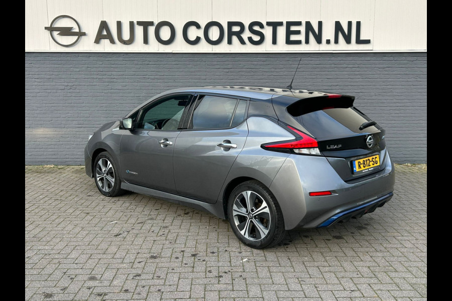 Nissan Leaf N-Connecta 40kWh Navi Ecc 360°Camera Adap.Cruise Pdc Keyless Blindspot Apple Carplay Android Auto Stoel+Stuurverwarming DAB Bluetooth Lmv Privacyglas Zeer compleet!
