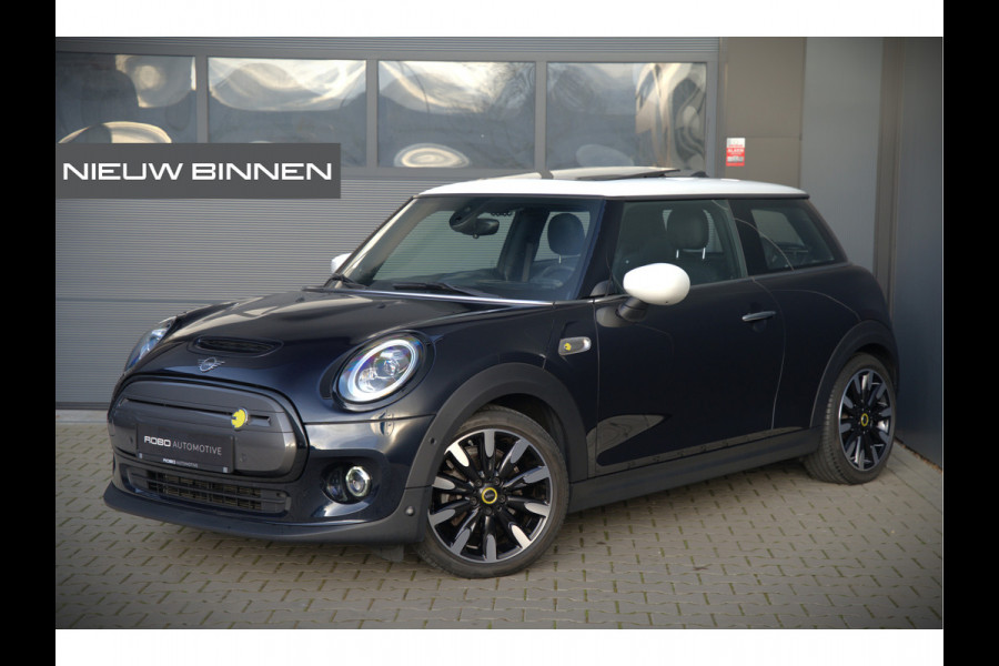 MINI Mini Electric Yours 33 kWh | Panoramadak | Harman Kardon | Head-Up Display | Union Jack | Stoelverwarming | Keyless | Apple Carplay | Navigatie | Camera | Parkeersensoren | Warmtepomp | Leer | Cruise Control | DAB |