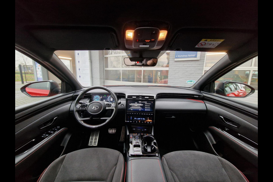 Hyundai Tucson 1.6 T-GDI PHEV N Line 4WD 265PK|Automaat|Trekhaak|Stoel Verwarming +Koeling|360'Camera|eerste eigenaar|