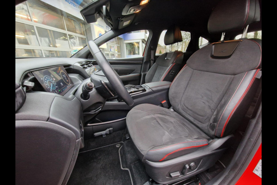 Hyundai Tucson 1.6 T-GDI PHEV N Line 4WD 265PK|Automaat|Trekhaak|Stoel Verwarming +Koeling|360'Camera|eerste eigenaar|