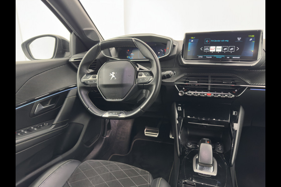 Peugeot e-208 EV GT Pack 50 kWh [ 3-Fase ] {SOH-89%} (INCL-BTW) (INCL-BTW) *FULL-LED | DIGI-COCKPIT | BLINDSPOT | CAMERA | LEATHER-ALCANTARA | AMBIENT-LIGHT | NAVI-FULLMAP | LANE-ASSIST | KEYLESS | DAB | CCS-FASTLOADER | HEATED-SPORTSEATS | 17'
