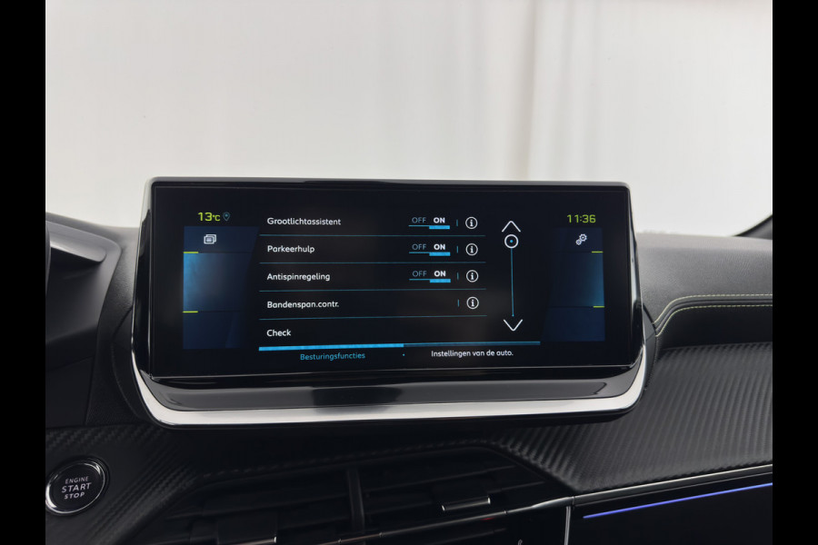 Peugeot e-208 EV GT Pack 50 kWh [ 3-Fase ] {SOH-89%} (INCL-BTW) (INCL-BTW) *FULL-LED | DIGI-COCKPIT | BLINDSPOT | CAMERA | LEATHER-ALCANTARA | AMBIENT-LIGHT | NAVI-FULLMAP | LANE-ASSIST | KEYLESS | DAB | CCS-FASTLOADER | HEATED-SPORTSEATS | 17'