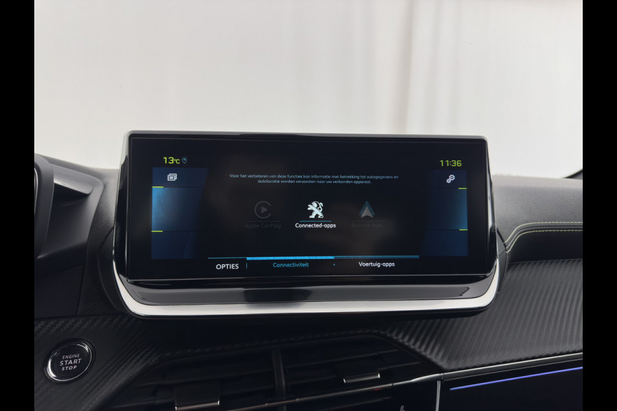 Peugeot e-208 EV GT Pack 50 kWh [ 3-Fase ] {SOH-89%} (INCL-BTW) (INCL-BTW) *FULL-LED | DIGI-COCKPIT | BLINDSPOT | CAMERA | LEATHER-ALCANTARA | AMBIENT-LIGHT | NAVI-FULLMAP | LANE-ASSIST | KEYLESS | DAB | CCS-FASTLOADER | HEATED-SPORTSEATS | 17'