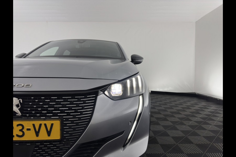 Peugeot e-208 EV GT Pack 50 kWh [ 3-Fase ] {SOH-89%} (INCL-BTW) (INCL-BTW) *FULL-LED | DIGI-COCKPIT | BLINDSPOT | CAMERA | LEATHER-ALCANTARA | AMBIENT-LIGHT | NAVI-FULLMAP | LANE-ASSIST | KEYLESS | DAB | CCS-FASTLOADER | HEATED-SPORTSEATS | 17'