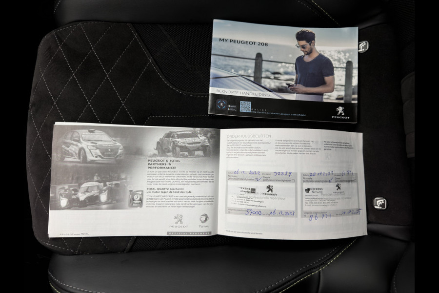 Peugeot e-208 EV GT Pack 50 kWh [ 3-Fase ] {SOH-89%} (INCL-BTW) (INCL-BTW) *FULL-LED | DIGI-COCKPIT | BLINDSPOT | CAMERA | LEATHER-ALCANTARA | AMBIENT-LIGHT | NAVI-FULLMAP | LANE-ASSIST | KEYLESS | DAB | CCS-FASTLOADER | HEATED-SPORTSEATS | 17'