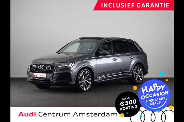 Audi Q7 55 TFSI e quattro Pro Line S 340pk | Panoramadak | Verlengde garantie | Adaptieve cruise controle | Verwarmbare voorstoelen en achterbank