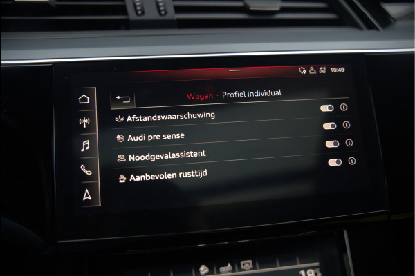 Audi e-tron e-tron 50 quattro Launch edition plus 71 kWh | Black Edition | Panoramadak | Memory Seats | Luchtvering | Adaptive Cruise Control | Keyless | Matrix LED | Leder | Stoelverwarming | NAP |