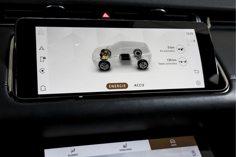 Land Rover Range Rover Evoque 1.5 P300e AWD R-Dynamic HSE - Automaat | Pano | Dig. Cockpit | Adapt. Cruise | Elek. Stoel | Stoelverw. | Meridian Sound | PDC | Camera | NAV + App. Connect | ECC | DAB | Elek. Klep | LM 20" |