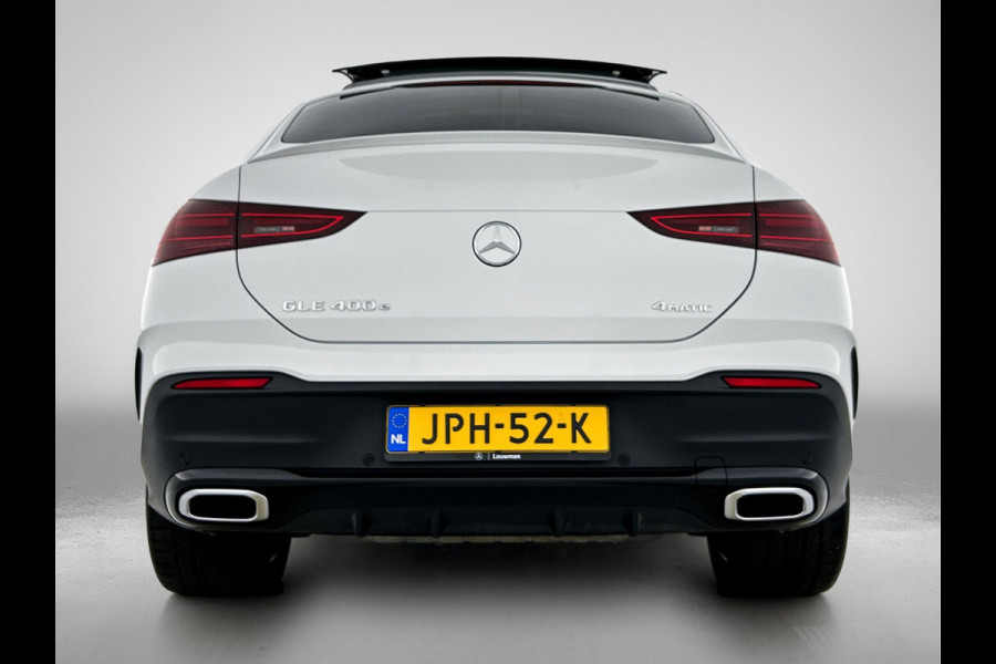 Mercedes-Benz GLE Coupé 400 e 4MATIC AMG Plug-In Hybride AMG Line | Night Pakket | 22 Inch AMG Velgen | Burmester® | Panorama schuif-Kanteldak. Inclusief 24 maanden MB Certified garantie voor Europa.
