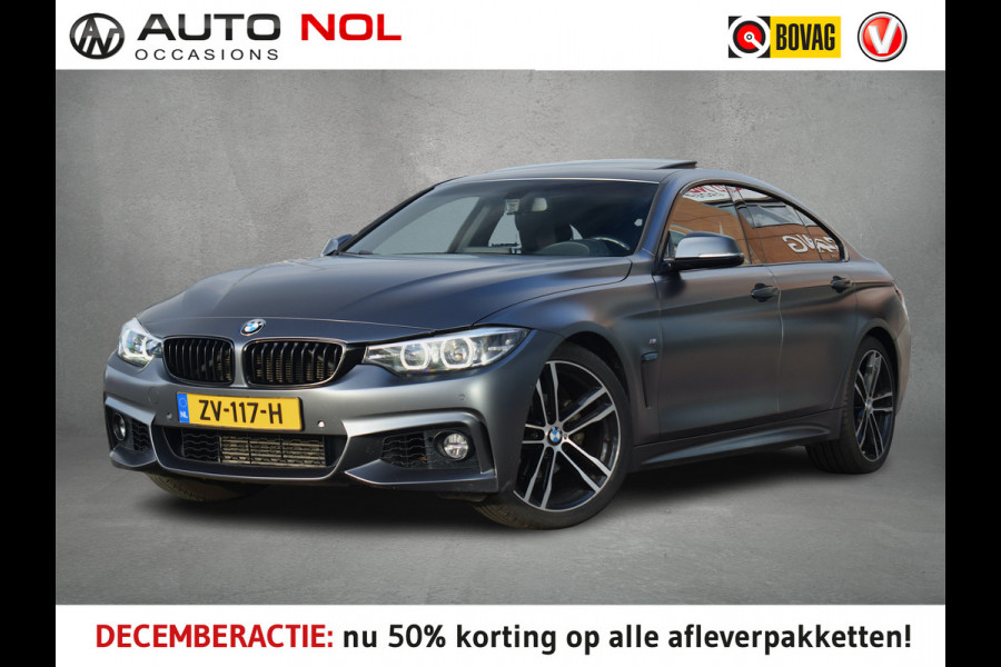 BMW 4 Serie Gran Coupé 418i High Executive | M-Sport | CarPlay | Schuifdak | Leer | Stoelverw.