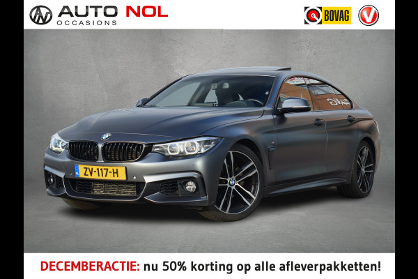 BMW 4 Serie Gran Coupé 418i High Executive | M-Sport | CarPlay | Schuifdak | Leer | Stoelverw.