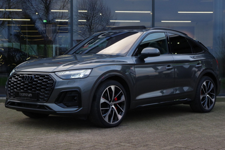 Audi Q5 Sportback 55 TFSI e 367 PK S-Line edition Competition PHEV, Luchtvering, Panoramadak, RS-Leder,
