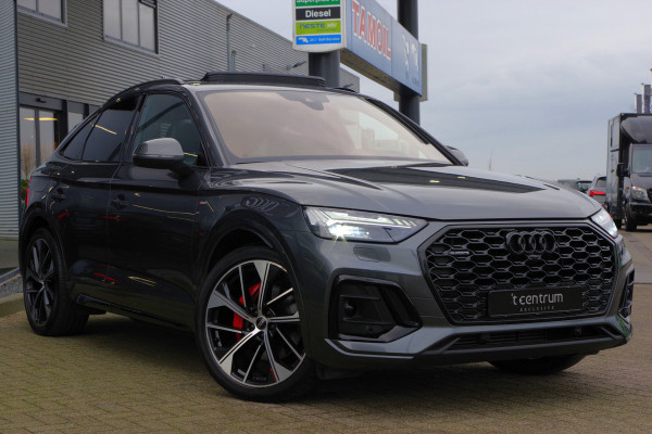 Audi Q5 Sportback 55 TFSI e 367 PK S-Line edition Competition PHEV, Luchtvering, Panoramadak, RS-Leder,