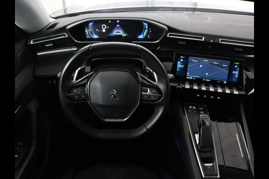 Peugeot 508 1.6 HYbrid 225 Allure | Adaptive cruise | Half leder | Marix LED | Carplay | Camera | Keyless | Navigatie | Getint glas | Climate control | PHEV | Plug In