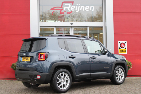 Jeep Renegade 1.5T 130PK e-Hybrid ALTITUDE | DRAADLOZE APPLE CARPLAY/ANDROID AUTO | PANORAMISCH SCHUIF/KANTEL DAK | FULL LED KOPLAMPEN | DODEHOEK DETECTIE | ADAPTIVE CRUISE CONTROL | LICHTMETALEN VELGEN 17" | ACHTERUITRIJ CAMERA | DAB+ RADIO | NAVIGATIE | PARKEERSENSOREN VOOR + ACHTER | AUTOMATISCH INPARKEREN | KEYLESS ENTRY/START | GETINTE RUITEN |