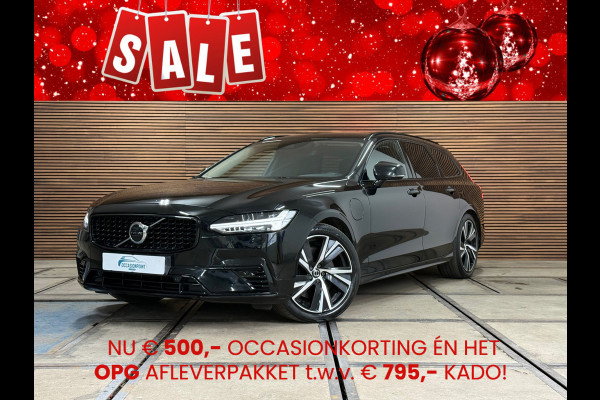 Volvo V90 2.0 T8 AWD Inscription | Leder | Elektr. Trekhaak | HUD | Camera | Memory | Adaptive Cruise