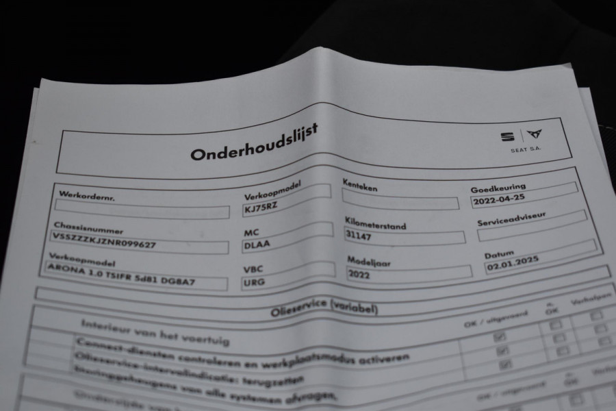 Seat Arona 1.0 TSI FR Virtual Xenon Lane DCC Keyless Camera Stoelvw