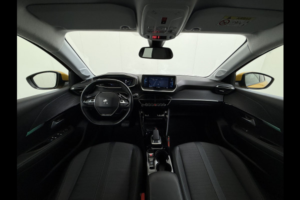 Peugeot e-208 EV 50kWh Navi 360°Camera Apple Carplay Android 1/2 Leer Ecc Cruise Control Allure SOH 90% Lmv 16" Led lane Assist DAB Bluetooth Regen-Lichtsensor Isofix Keyless 1e Eigenaar Origineel Nederlandse Auto