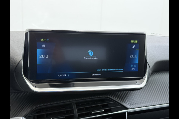 Peugeot e-208 EV 50kWh Navi 360°Camera Apple Carplay Android 1/2 Leer Ecc Cruise Control Allure SOH 90% Lmv 16" Led lane Assist DAB Bluetooth Regen-Lichtsensor Isofix Keyless 1e Eigenaar Origineel Nederlandse Auto