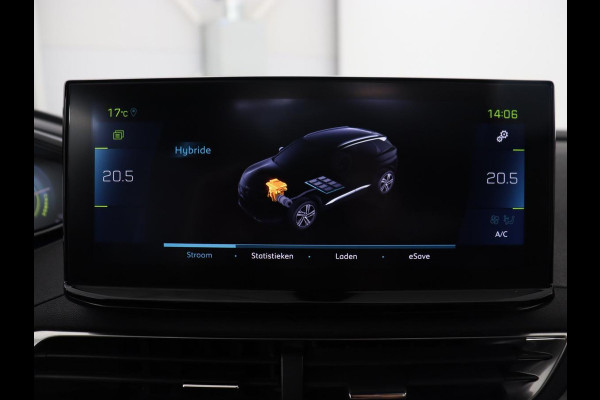 Peugeot 3008 1.6 HYbrid 225 GT Line | Panoramadak | Leder/Alcantara | Stoelverwarming | Camera | Carplay | Adaptive cruise | Navigatie | Keyless | Full LED | 19'' | Sfeerverlichting | PHEV | Plug In