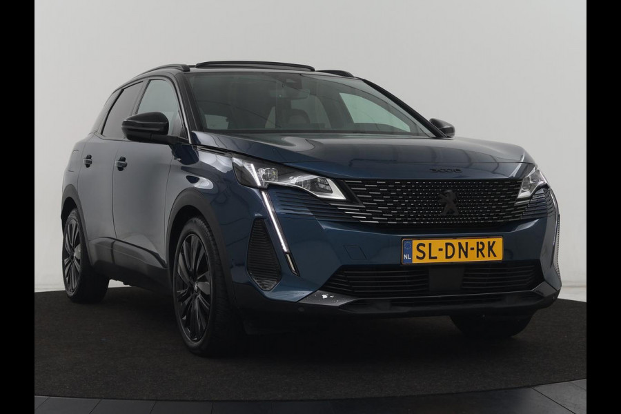 Peugeot 3008 1.6 HYbrid 225 GT Line | Panoramadak | Leder/Alcantara | Stoelverwarming | Camera | Carplay | Adaptive cruise | Navigatie | Keyless | Full LED | 19'' | Sfeerverlichting | PHEV | Plug In