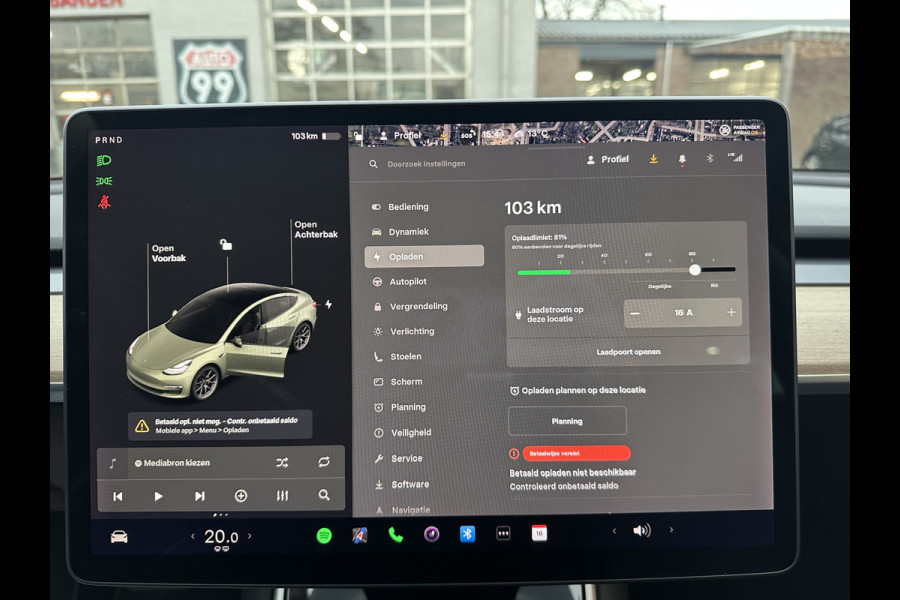 Tesla Model 3 Long Range AWD 75 kWh SOH 87% / NAP / STOELVERWARMING