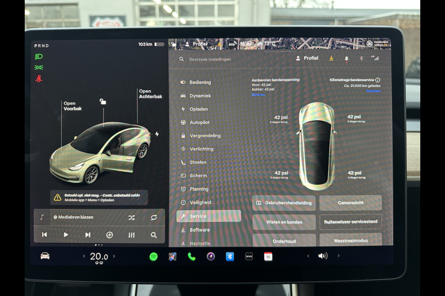 Tesla Model 3 Long Range AWD 75 kWh SOH 87% / NAP / STOELVERWARMING