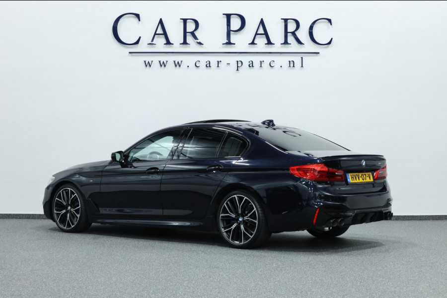 BMW 5 Serie M550i xDrive BOWERS&WILKINS/NIGHT/SOFTCLOSE/LEER+MASSAGE/20"/360 CAM/ACC/ECC/12 MND GARANTIE!