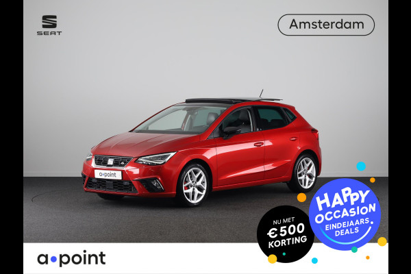 Seat Ibiza 1.0 TSI FR Business Intense 115pk Automaat | Panoramdak | Led koplampen | Apple Carplay/ Android auto | 17 inch lichtmetalen velgen