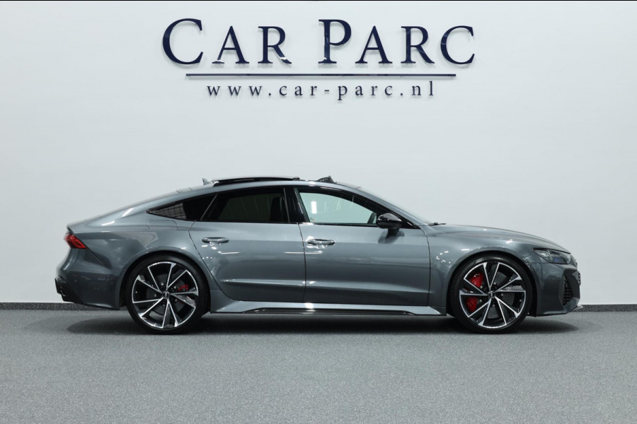 Audi RS7 Sportback 4.0 TFSI quattro 750+-PK KERAMISCH/4-WIEL.B/3D B&O/VIRTUAL/SFEER/PANO/22"LMV/360/LINE/ACC/12 MDN GARANTIE!