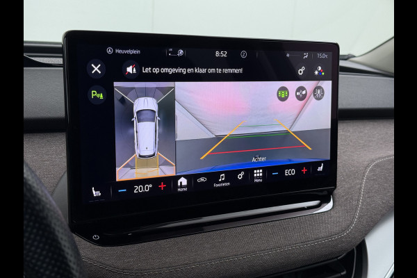 Škoda ENYAQ iV 80 Pano-Dak Adap.Cruise Trekhaak 360°Camera Elek.Stoelen+Memory+Verwarmd Apple Carplay Android Head-Up Display Led Stuur+Achterbankverwarming Elek.Achterklep Keyless advanced SOH 92% Zeer compleet! 1.000kg trekvermogen! 3-fase-11kw-thuisladen