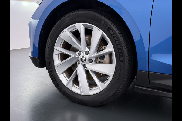 Škoda ENYAQ iV 80 Pano-Dak Adap.Cruise Trekhaak 360°Camera Elek.Stoelen+Memory+Verwarmd Apple Carplay Android Head-Up Display Led Stuur+Achterbankverwarming Elek.Achterklep Keyless advanced SOH 92% Zeer compleet! 1.000kg trekvermogen! 3-fase-11kw-thuisladen