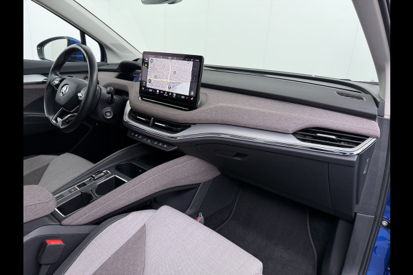 Škoda ENYAQ iV 80 Pano-Dak Adap.Cruise Trekhaak 360°Camera Elek.Stoelen+Memory+Verwarmd Apple Carplay Android Head-Up Display Led Stuur+Achterbankverwarming Elek.Achterklep Keyless advanced SOH 92% Zeer compleet! 1.000kg trekvermogen! 3-fase-11kw-thuisladen