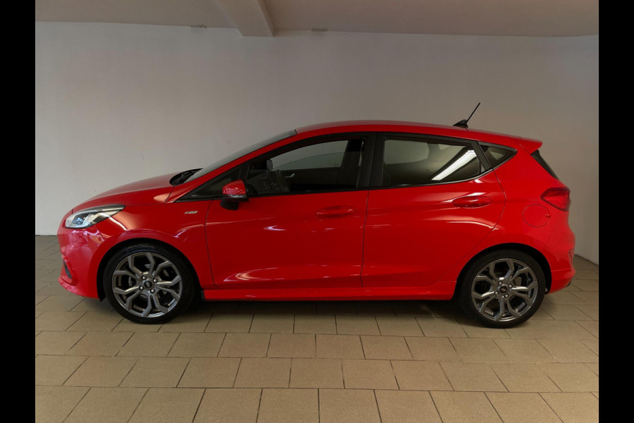 Ford Fiesta 1.0 EcoBoost Hybrid ST-Line AIRCO NAVI CRUISE BLUETOOTH SCHERM 17 INCH VELGEN ELEK RAMEN CENT VERG NIEUWSTAAT