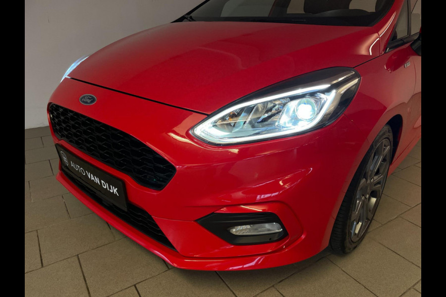 Ford Fiesta 1.0 EcoBoost Hybrid ST-Line AIRCO NAVI CRUISE BLUETOOTH SCHERM 17 INCH VELGEN ELEK RAMEN CENT VERG NIEUWSTAAT