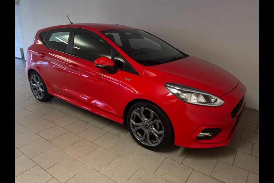 Ford Fiesta 1.0 EcoBoost Hybrid ST-Line AIRCO NAVI CRUISE BLUETOOTH SCHERM 17 INCH VELGEN ELEK RAMEN CENT VERG NIEUWSTAAT