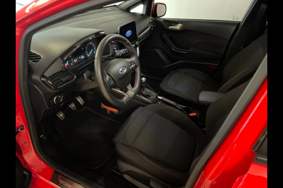 Ford Fiesta 1.0 EcoBoost Hybrid ST-Line AIRCO NAVI CRUISE BLUETOOTH SCHERM 17 INCH VELGEN ELEK RAMEN CENT VERG NIEUWSTAAT