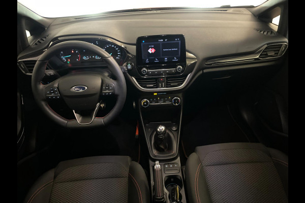 Ford Fiesta 1.0 EcoBoost Hybrid ST-Line AIRCO NAVI CRUISE BLUETOOTH SCHERM 17 INCH VELGEN ELEK RAMEN CENT VERG NIEUWSTAAT