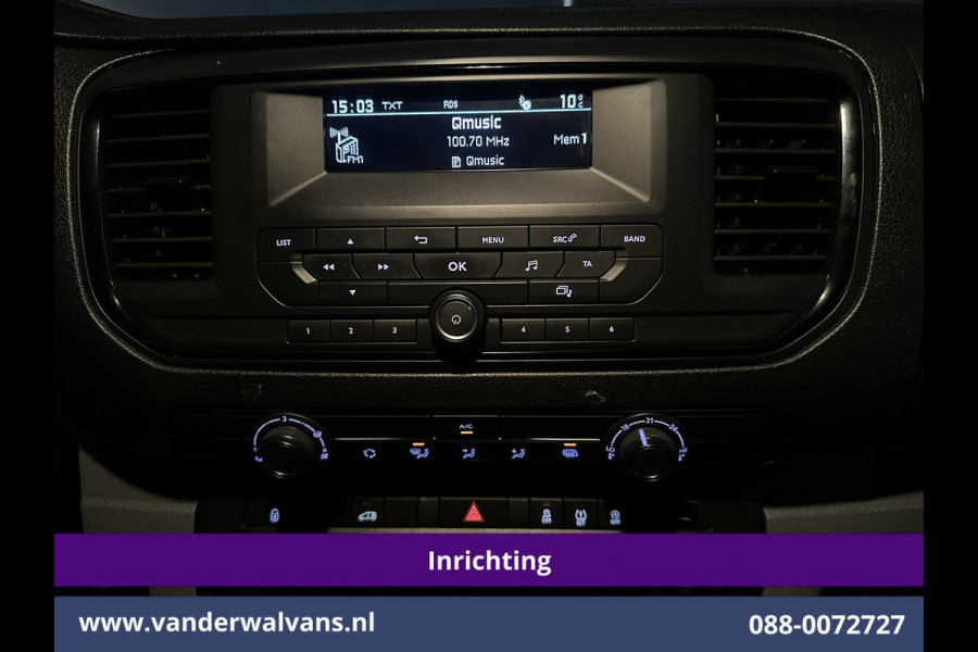 Peugeot Expert 1.6 BlueHDI L1H1 Inrichting Dubbele vloer Euro6 Airco | Cruisecontrol | Parkeersensoren Bijrijdersbank