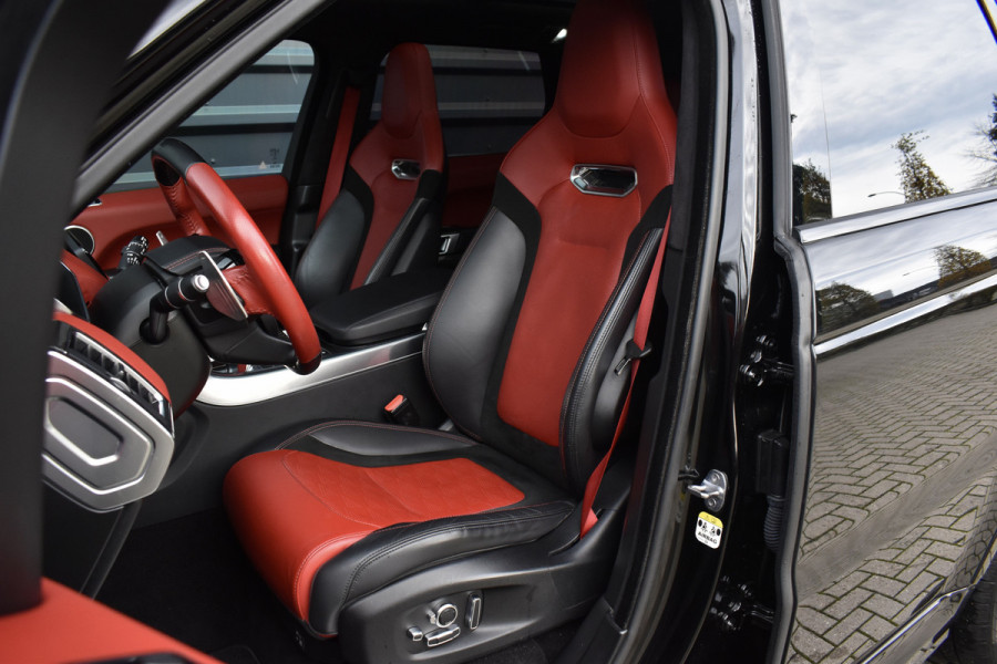 Land Rover Range Rover Sport 5.0 V8 SC SVR 575pk | Pano | Meridian Surround | Matrix | 360 Camera | Trekhaak | Carbon motorkap | CarPlay |